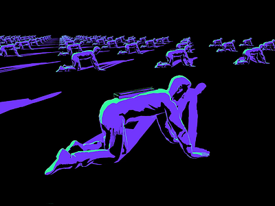 Piggy Bank 3d animation bank banker capital capitalism endless gif green loop power psychedelic purple sam gilmore slave surreal system trippy wealth work