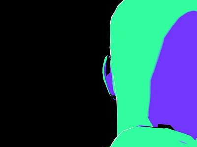Closer Inspection 3d animation butterfly dead death dying endless gif green life loop magnify magnify glass magnifying psychedelic purple sam gilmore surreal trippy warning