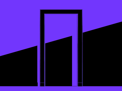 Elevator Door 3d day dreaming door dream dreaming elevator endless gif green loop ocean psychedelic purple sam gilmore sea ship stop surreal trippy weird