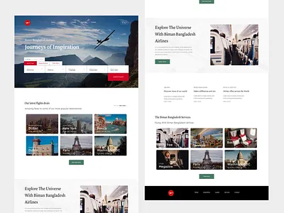 Full Landing Page Interaction - Behance Case Study airlines behance behance project booking case study creative design design inspiration flight app flight booking minimal redesign travel travel app ui ui desgin ui ux user experience ux web web design