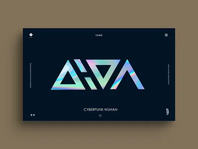 Homepage branding website