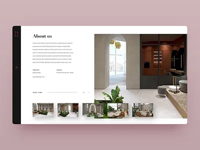 ZAAZ - About Us - Menu Animation about us aboutus animation hamburger menu menu menu animation relaxing spa ui ux ux ui