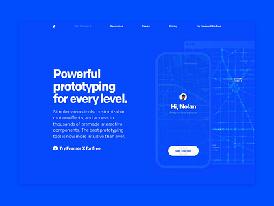 Why Framer X - Prototyping animation app design framer kit prototype prototyping tool ui