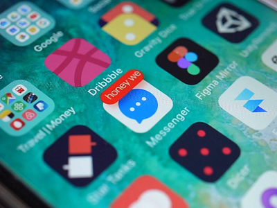 Notification Badge Demo badge chat app design exploration interaction design ios messenger microinteractions mobile design notification ui ui animation ux