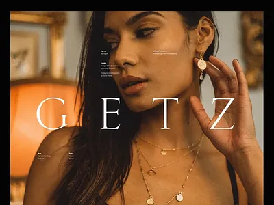 GETZ — Behance Project branding clean design grid header interaction design interactive layout logo minimal modern typo typography ui ux web website whitespace