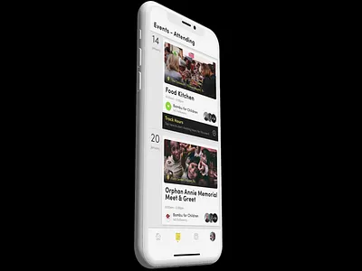 Time tracking app for event management clock app event app iphonex motion rotato timetracker ui ux ui motion ux