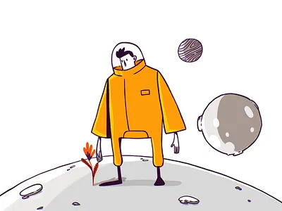 Cosmic Flower animation character character design design frame by frame frame by frame animation graphic design illustration motion