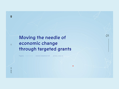 Getch Foundation Web Interaction animation design fold graphic horizontal interaction landing loop motion multi one page scroll scrolling site transition ui ux web website
