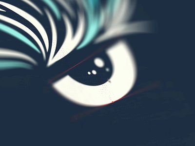 Eagle Process bezier design detailed eagle eyes feathers hair illustration illustrator lineart process smoke vaping