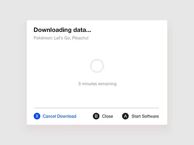 Nintendo Loading bar UX Concept aftereffects animated animation downloading gif nintendo switch pokeball queble ui ux