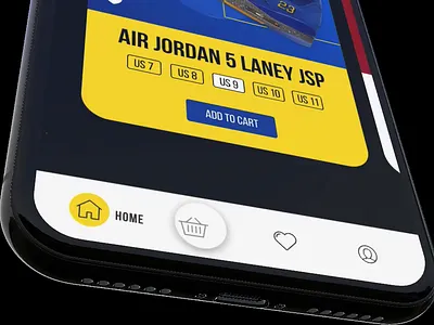 Bottom Bar Navigation freebies adobe xd animation app bottom bar cart favorite freebie icon interaction ios jordan mobile navigation bar nike patten profile rotato tab toolbar uiux