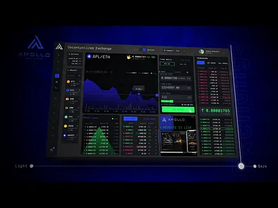 Apollo Dex blockchain branding crypto dashboard dex exchange ui dashboard