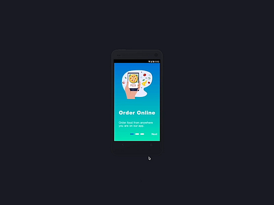 Onboarding Prototype branding delivery app food food app invision onboarding prototype prototyping sketch app ui ux web