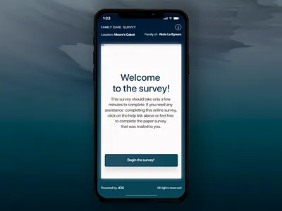 Survey animated flow animation design development company flow mobile mobile version survey ui