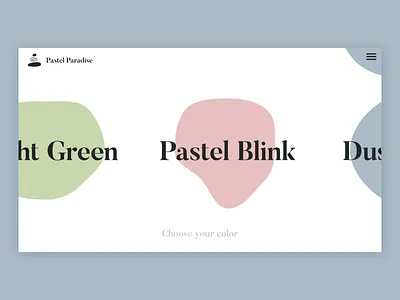 Pastel Paradise ae after affects anim animación animation animation after effects concept design design agency interface motion promo typogaphy ui ux web website website animation website concept