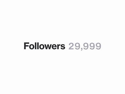 30 Thousand Friends 30k