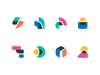 Solutions logo update at Elastic abstract art analytics branding cloud cloud app geometric logo iconography logging logo logo animation metrics mid century minimalism overlay redesign security site search solutions tech logo vector