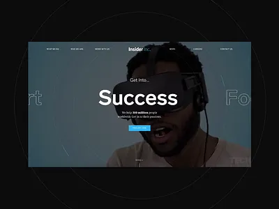 Insider Redesigned animation b2b carousel corporate dark design insider interaction design interactive paper tiger ui web design website