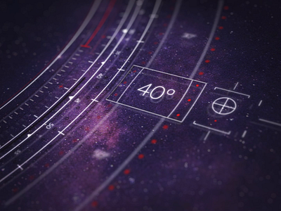 Hud Dial UI animation dial hud lines nebula scifi space stars ui ui animation