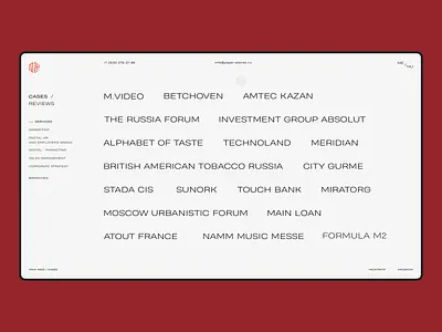 Paper Planes / cases cases clean consulting design marketing site ui ux web