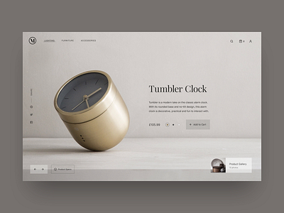 Product Colour Transition animated animation clock dailyui dailyui 012 ecommerce minimal minimalist product shop ui web