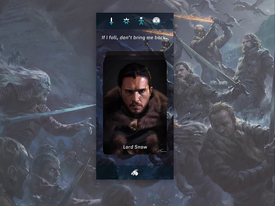 Game of Thrones indie game concept animation app concept figma game game of thrones got mobile reigns ui ux