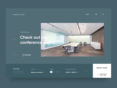 Omega hotel booking clean design hotel landing ui ux web web design web design website