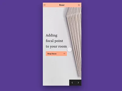 Adobe XD Playoff: A furniture shop prototype adobe xd design ho chi minh landing page minimal prototype ui design webdesign