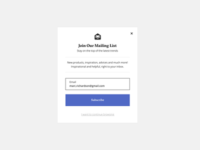 Newsletter animation design minimal motion newsletter newsletter design popup principle app ui ux