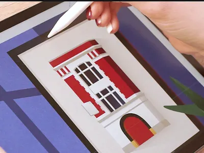 Ghostbusters Illustration art creative cuberto drawing graphics icons illustration ipad pro painting pencil process ui ux vector video