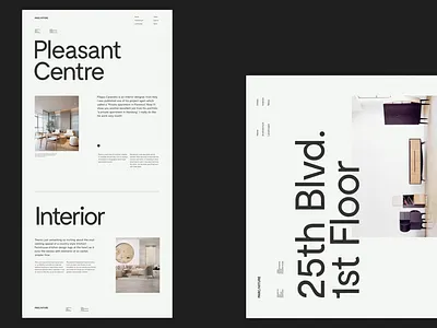 PARC.Architecture clean design grid header landing layout minimal modern simple typography web website whitespace