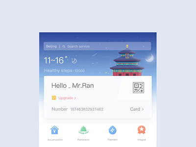 Multiple Weather Animations ui ux animation card clean design gif lightning material meteor moon night sky sundial sunlight temperature the weather thunderstorm ui ux