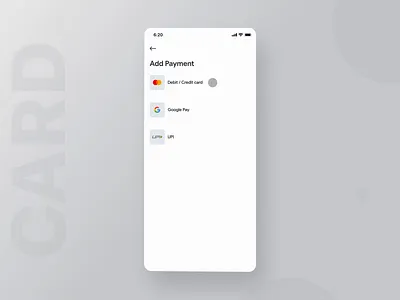 Card Payment Interaction animation app card animation design gif icon animation illustration interaction animation payment taxi app ui ui interaction