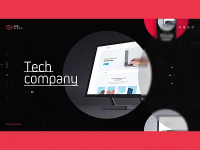 Czy studio #4 - motion after affects after effects ae interface animation blurred clean design experience hero homepage interface intro motion animation motiondesign typography ui ux web website