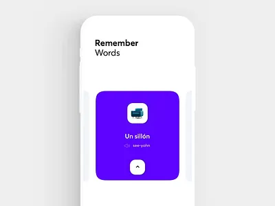 Mitosis After Effects after affects app art card cuberto design education fluid mobile remember ui ux visual word