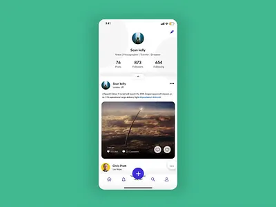 Social Network App - Interactions animation app branding design flat icon illustration logo minimal typography ui ux vector web website