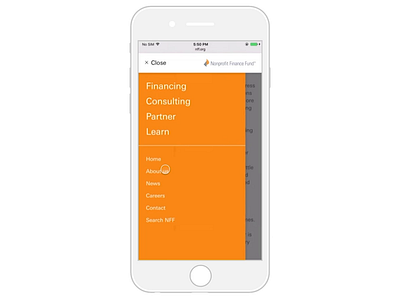 Nonprofit Finance Fund – Responsive Design Mobile Part #2 css css3 design designer developer development freelance freelance web developer front end front end development html5 javascript new responsive responsive design ui web wordpress wordpress development york
