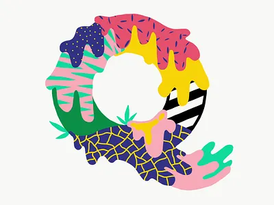 36 Days of Type — Q 2d animation 36days 36daysoftype 36daysoftype q adobe after effects animated animation animation 2d colors gif graphic design illustration lettering liquid motion loop motion motion design motion graphics typography