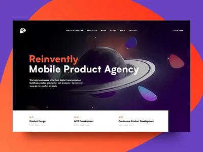 Reinvently 3d cinema 4d digital motion planet promo screen web