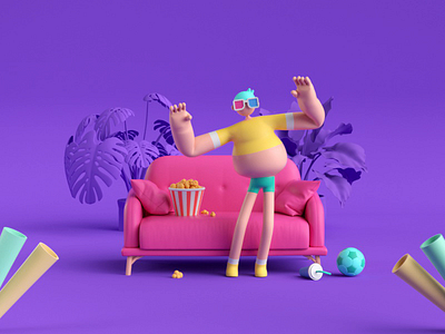 Ball-game c4d