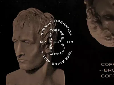 Coffee Bros Coffee branding bros coffee nyc seal