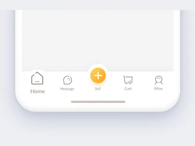 Tabbar icon interactive animation ui ux 网页 设计