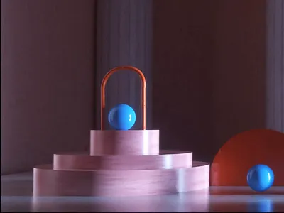 Lit Interiors. 3d cinema 4d glass maxon octane otoy plastic