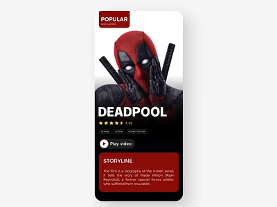 Movies App Concept 02 app design ios music musicapp ui ux 设计