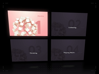 Mona Microsoft A.I. - 3d Blocks 3 d 3d abstract after affects ai animation app assistant blender c4d desktop future futuristic intelligence microsoft motion recognition reflection states voice