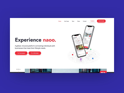 naoo web android app illustration ios landing mockup ux webflow