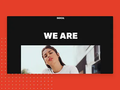 Apparel Brand Landing Page animation apparel clothes design interaction minimal pakistan ui ux web white space