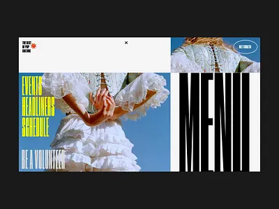 The Best Of Pop Culture Menu Animation anim animation art concept design fashion grid inspiration interaction interface menu models motion photo promo typography ui ux web website