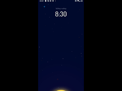 Wakey Alarm Clock - Cloudy Weather Animation alarm clock android animation cloudy cute vector wakey weather
