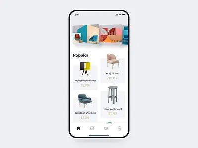 Creative interaction creative furniture interaction mobility product simple ui ux